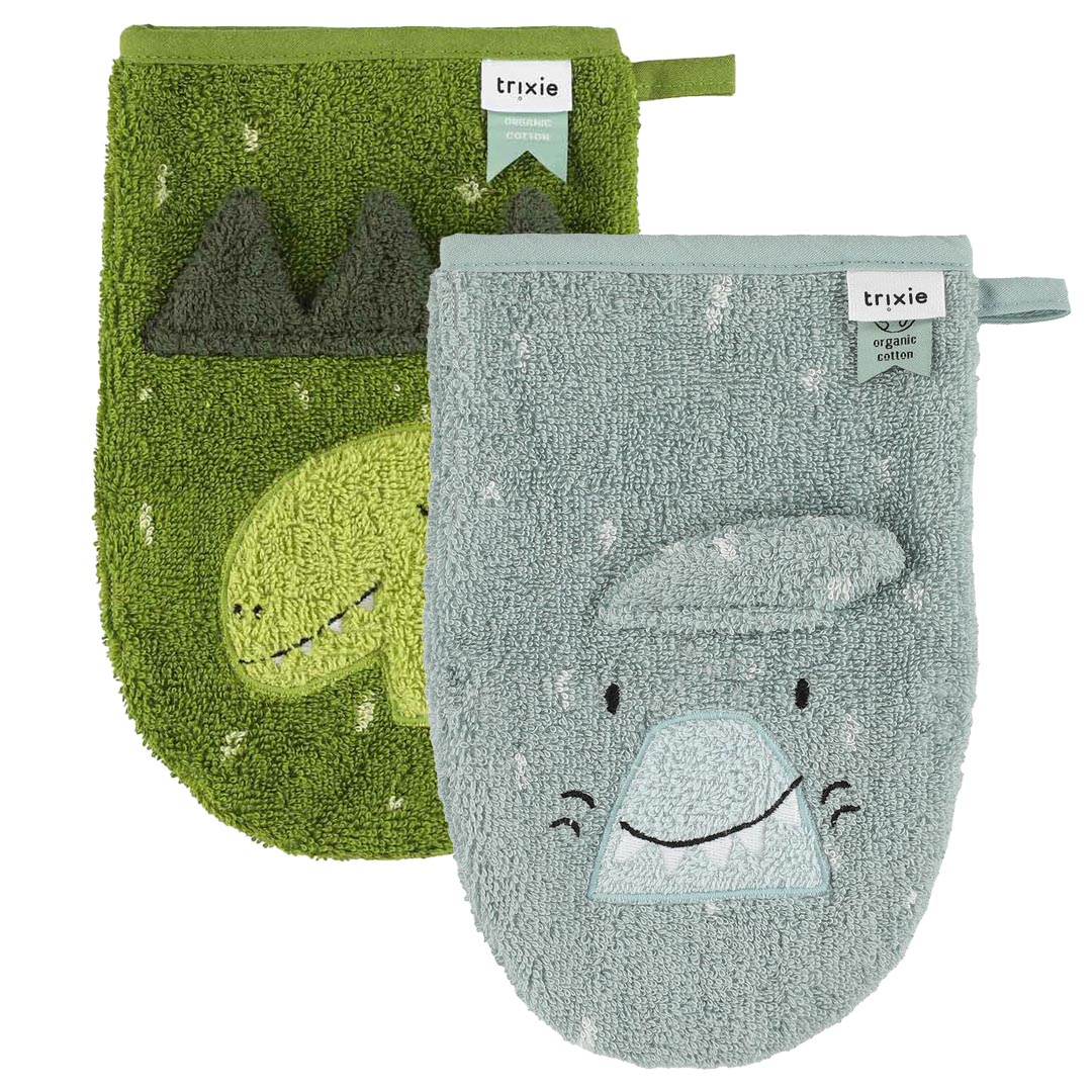 Toallita 2-pack | Mr. Shark - Mr. Dino 